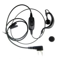 Cască cu buton PTT dublu pentru stațiile baofeng uv82 8w