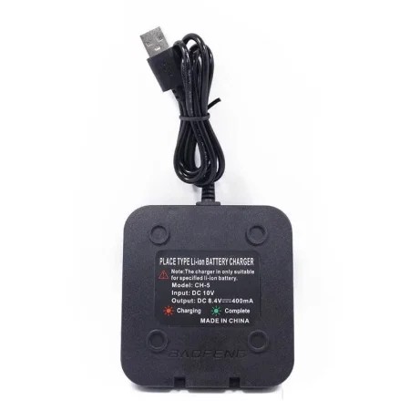 Încărcător USB pentru stația radio Baofeng UV-5R fotografie 3
