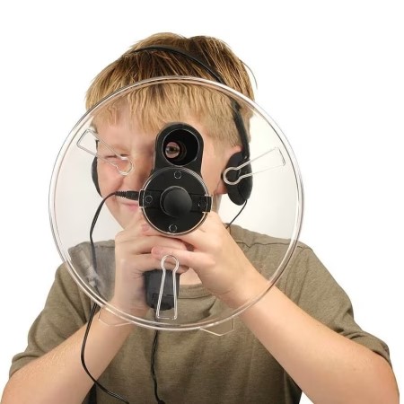 Microfon directional pentru studiul animalelor și păsărilor fotografie 5