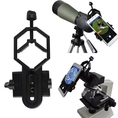 Suport de conectare pentru telefoane mobile la dispozitive optice fotografie 2