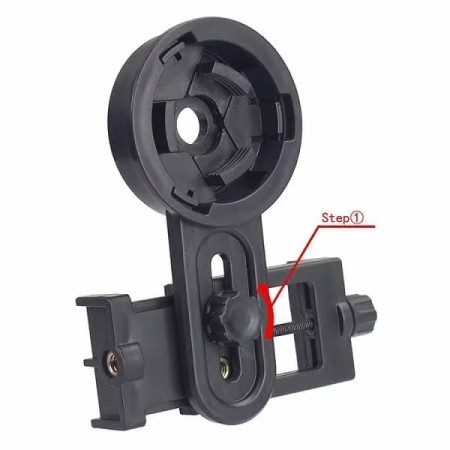 Suport de vânătoare pentru conectarea instrumentului optic cu smartphone-ul fotografie 3