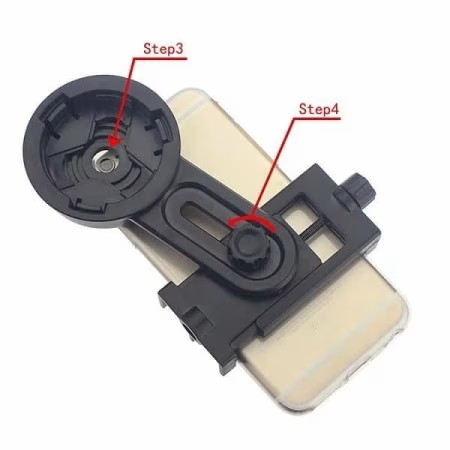 Suport de vânătoare pentru conectarea instrumentului optic cu smartphone-ul fotografie 5